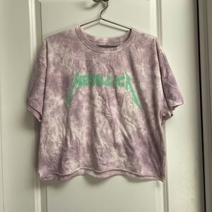 Tailgate Tie Dye Metallica Shirt Size Large